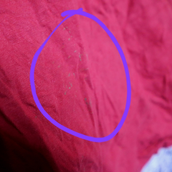 LAST CHANCE - JORDAN MUSCLE TEE L *ALTERED/FLAWED* Red Logo Tank Distressed Gym - Picture 6 of 11